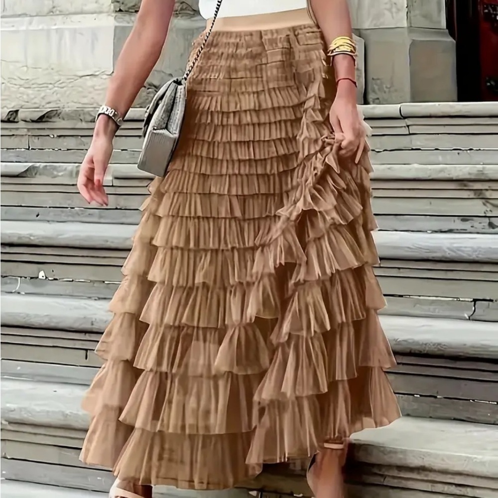 Tutu Maxi Skirt